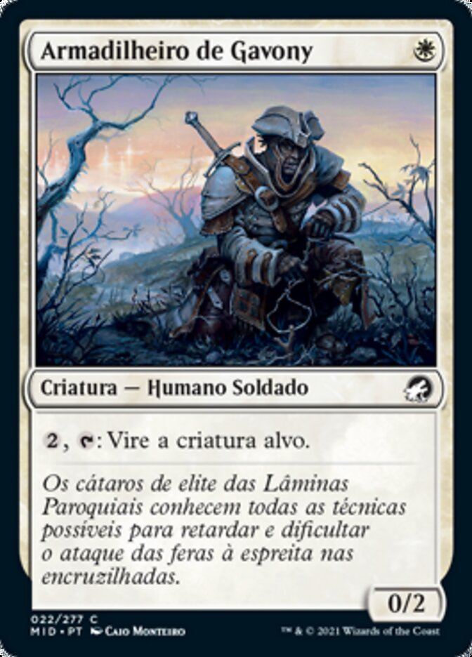Armadilheiro de Gavony / Gavony Trapper - Magic: The Gathering - MoxLand