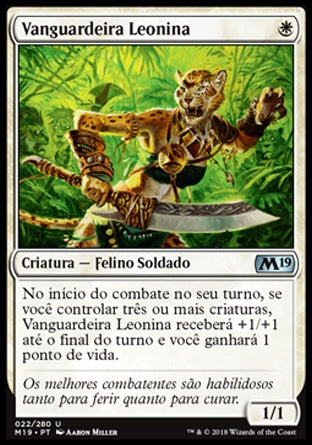 Vanguardeira Leonina / Leonin Vanguard - Magic: The Gathering - MoxLand