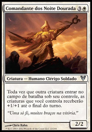 Comandante dos Noite Dourada / Goldnight Commander - Magic: The Gathering - MoxLand