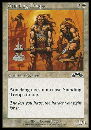 Tropas Posicionadas / Standing Troops - Magic: The Gathering - MoxLand