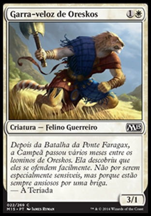 Garra-veloz de Oreskos / Oreskos Swiftclaw - Magic: The Gathering - MoxLand