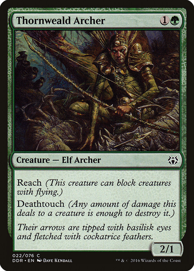 Arqueiro de Espinoflora / Thornweald Archer - Magic: The Gathering - MoxLand