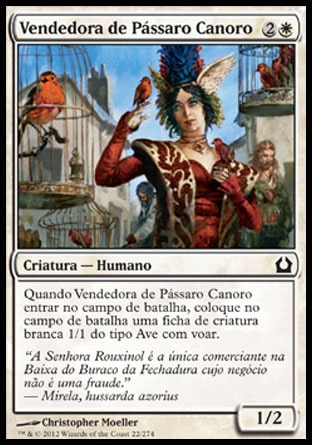 Vendedora de Pássaro Canoro / Seller of Songbirds - Magic: The Gathering - MoxLand