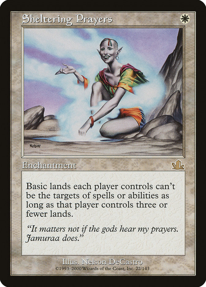 Orações Reconfortantes / Sheltering Prayers - Magic: The Gathering - MoxLand