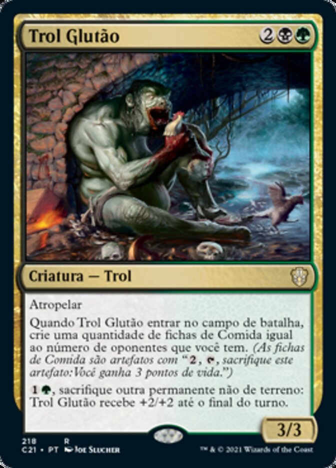 Trol Glutão / Gluttonous Troll - Magic: The Gathering - MoxLand