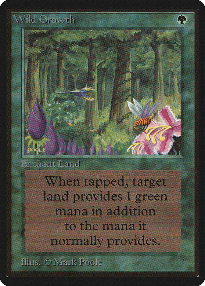 Crescimento Virente / Wild Growth - Magic: The Gathering - MoxLand