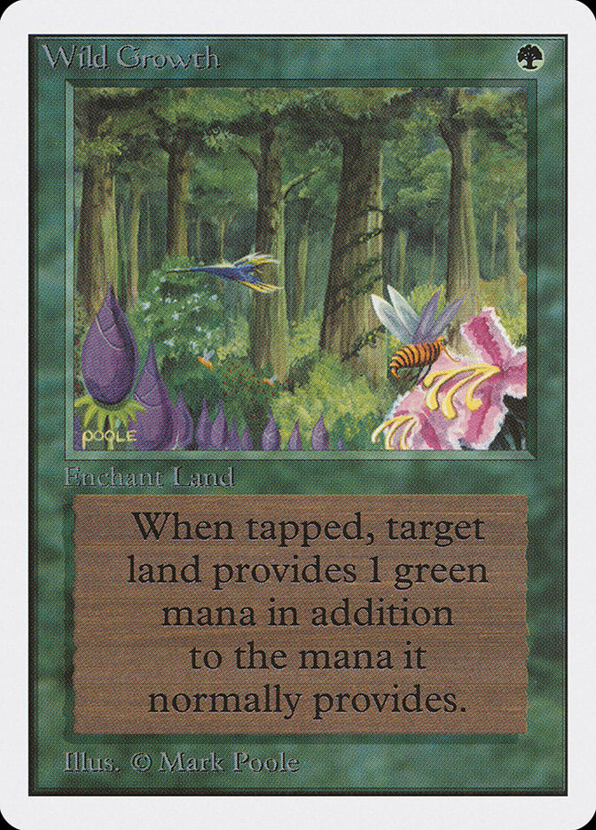 Crescimento Virente / Wild Growth - Magic: The Gathering - MoxLand