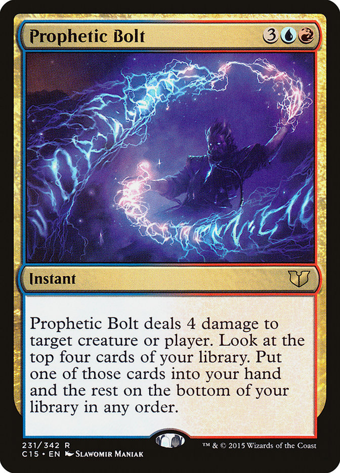 Raio Profético / Prophetic Bolt - Magic: The Gathering - MoxLand