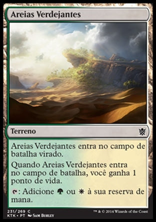 Areias Verdejantes / Blossoming Sands - Magic: The Gathering - MoxLand