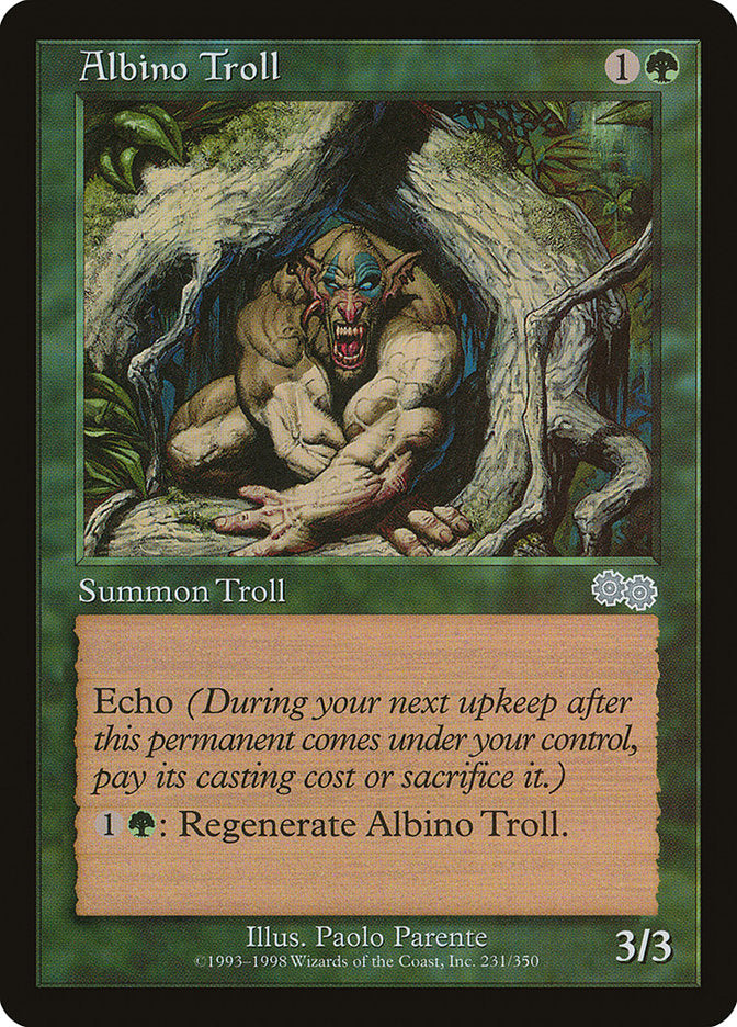 Trol Albino / Albino Troll - Magic: The Gathering - MoxLand