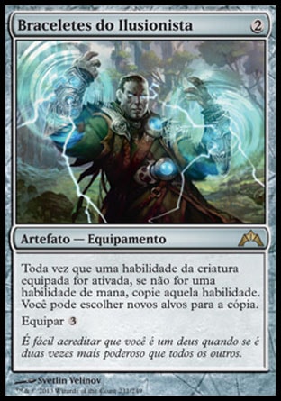 Braceletes do Ilusionista / Illusionist's Bracers - Magic: The Gathering - MoxLand