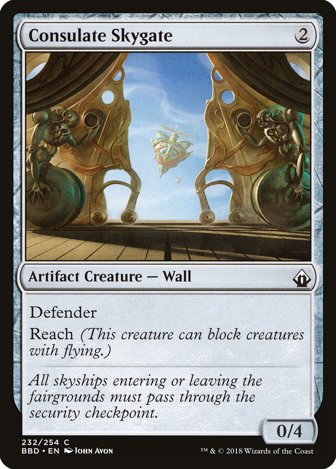 Portão Aéreo do Consulado / Consulate Skygate - Magic: The Gathering - MoxLand