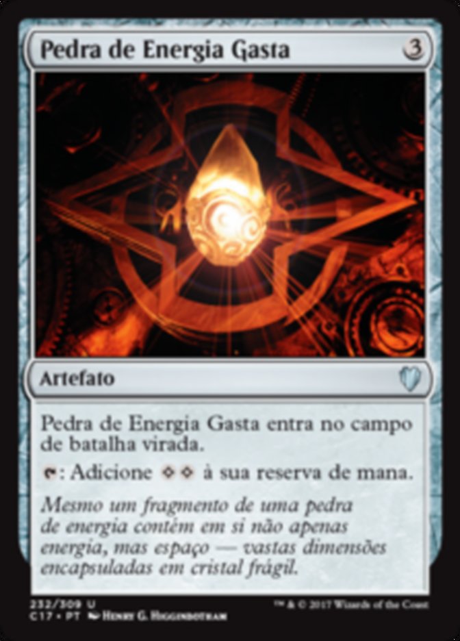 Pedra de Energia Gasta / Worn Powerstone - Magic: The Gathering - MoxLand