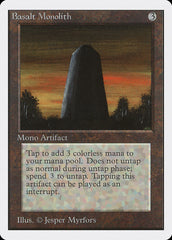 Basalt Monolith / Basalt Monolith - Magic: The Gathering - MoxLand