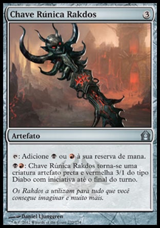 Chave Rúnica Rakdos / Rakdos Keyrune - Magic: The Gathering - MoxLand