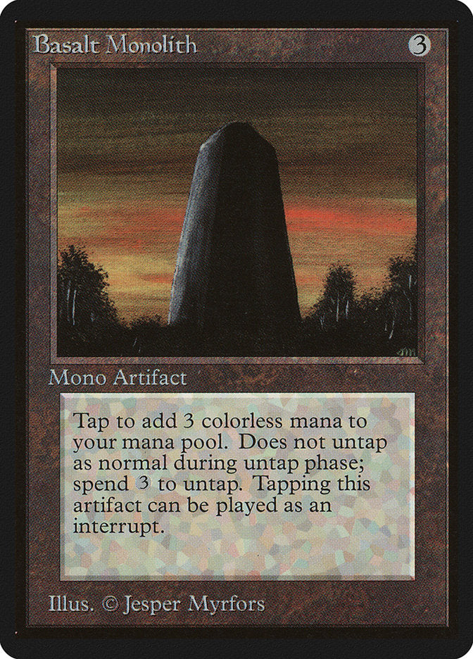 Basalt Monolith / Basalt Monolith - Magic: The Gathering - MoxLand