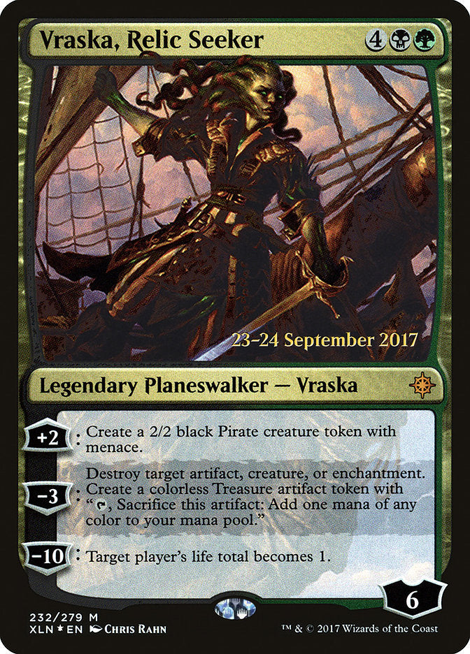 Vraska, Caçadora de Relíquias / Vraska, Relic Seeker - Magic: The Gathering - MoxLand