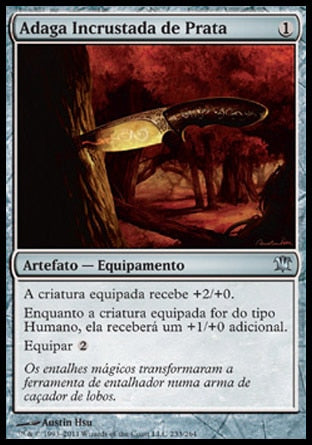 Adaga Incrustada de Prata / Silver-Inlaid Dagger - Magic: The Gathering - MoxLand