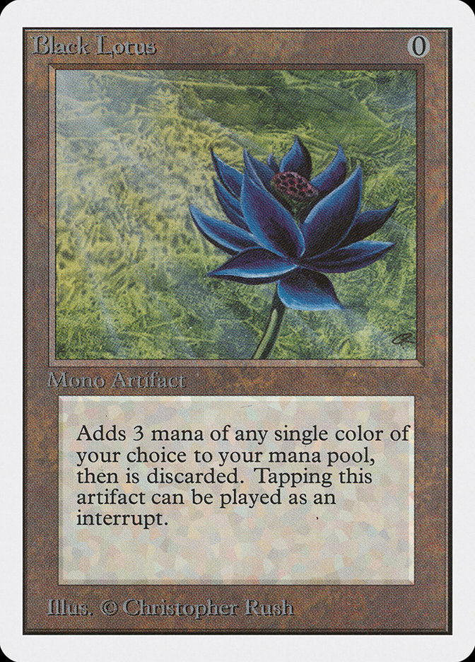 Lótus Preto / Black Lotus - Magic: The Gathering - MoxLand