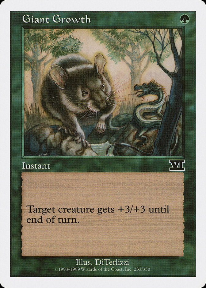 Crescimento Desenfreado / Giant Growth - Magic: The Gathering - MoxLand