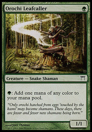 Orochi Chama-Folhas / Orochi Leafcaller - Magic: The Gathering - MoxLand