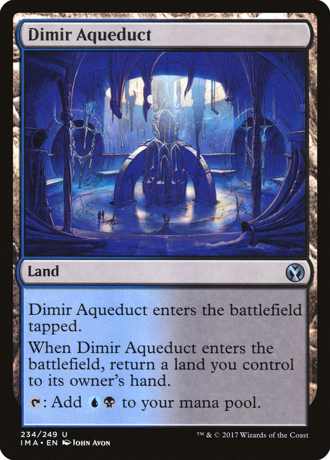 Aqueduto Dimir / Dimir Aqueduct - Magic: The Gathering - MoxLand