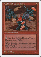 Grupo de Goblins Escavadores / Goblin Digging Team - Magic: The Gathering - MoxLand