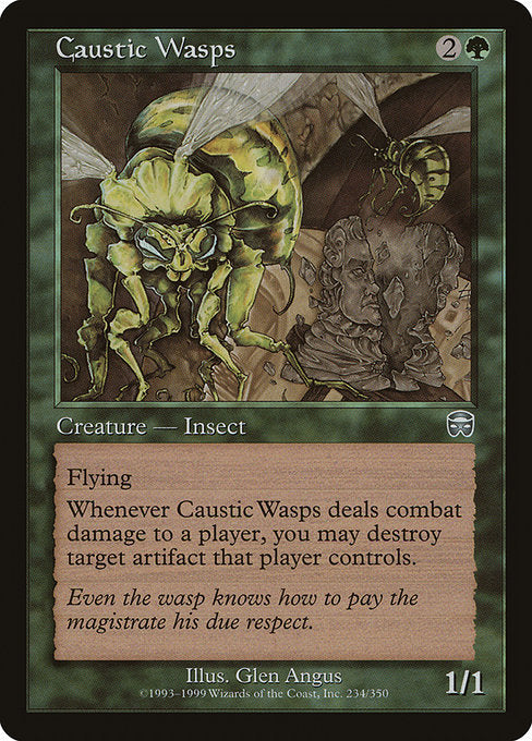 Vespas Cáusticas / Caustic Wasps - Magic: The Gathering - MoxLand