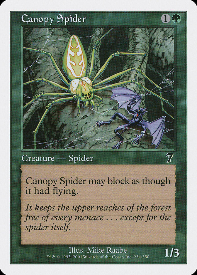 Aranha Baldaquina / Canopy Spider - Magic: The Gathering - MoxLand