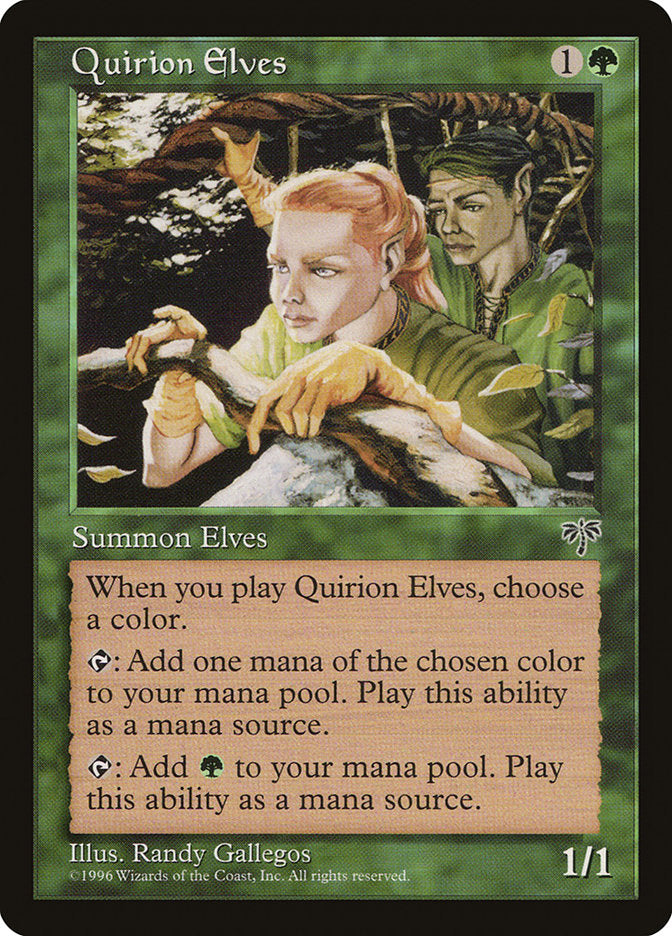 Elfos Quirion / Quirion Elves - Magic: The Gathering - MoxLand