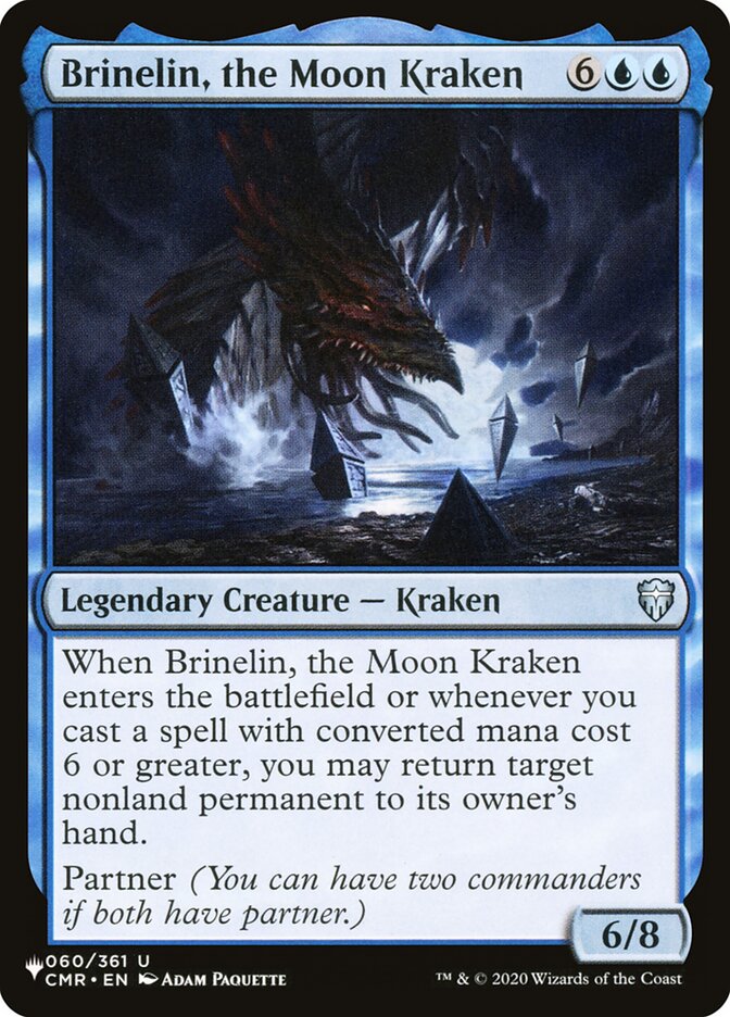 Salmouríneo, o Kraken Lunar / Brinelin, the Moon Kraken - Magic: The Gathering - MoxLand