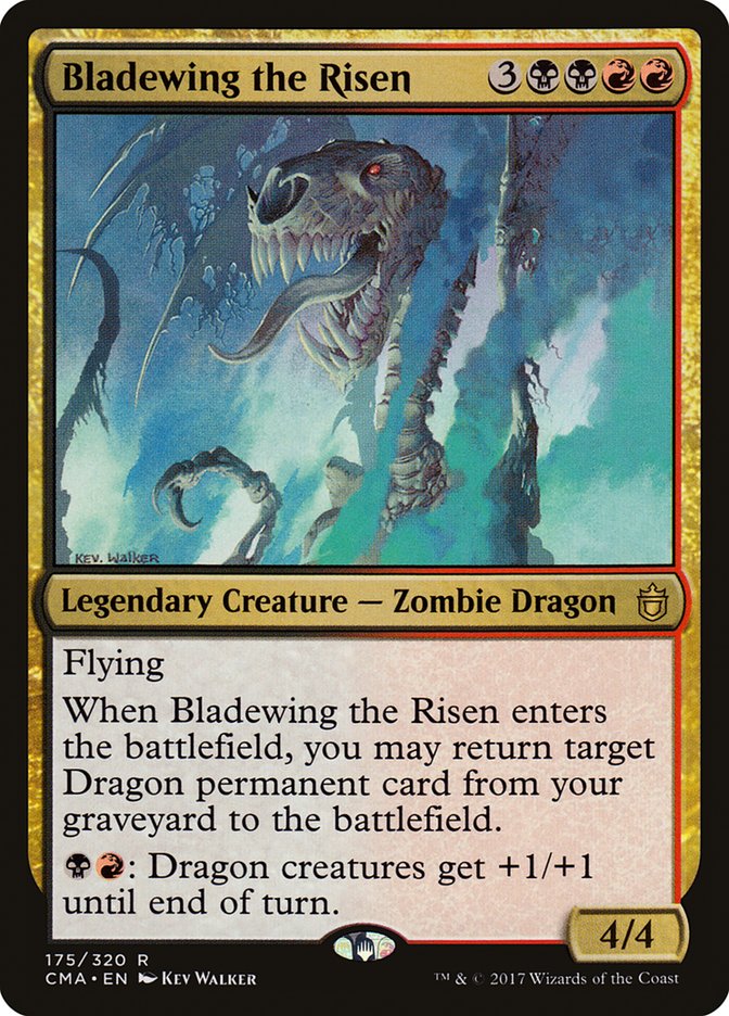 Asas Laminadas, o Ressurgido / Bladewing the Risen - Magic: The Gathering - MoxLand