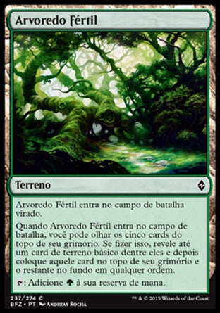 Arvoredo Fértil / Fertile Thicket - Magic: The Gathering - MoxLand