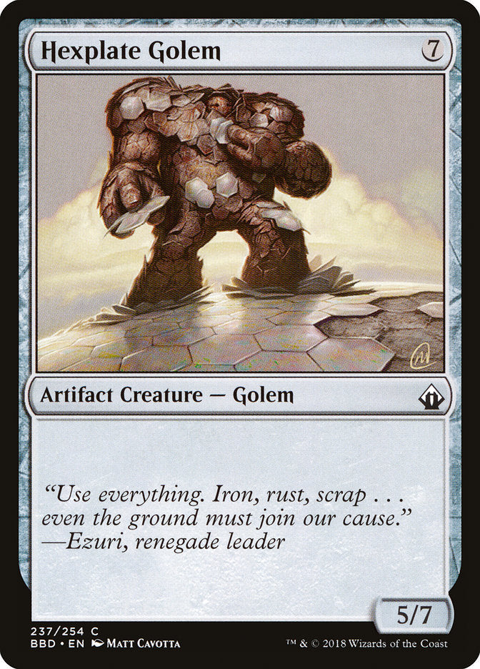 Golem de Hexaplaca / Hexplate Golem - Magic: The Gathering - MoxLand