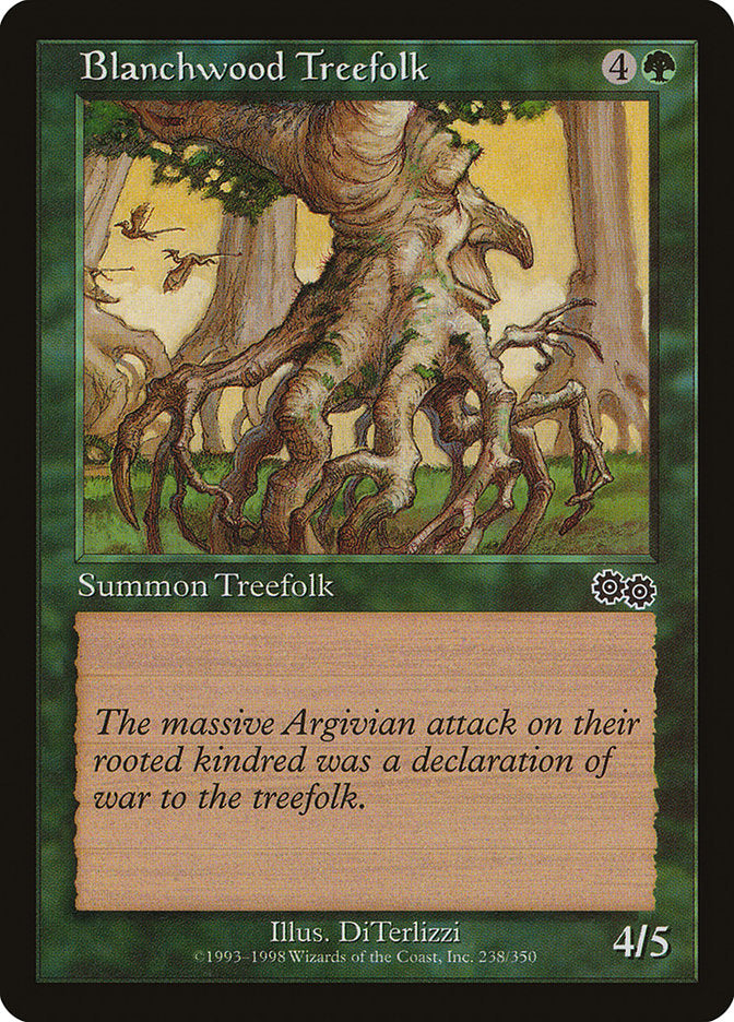 Ents de Blanchwood / Blanchwood Treefolk - Magic: The Gathering - MoxLand