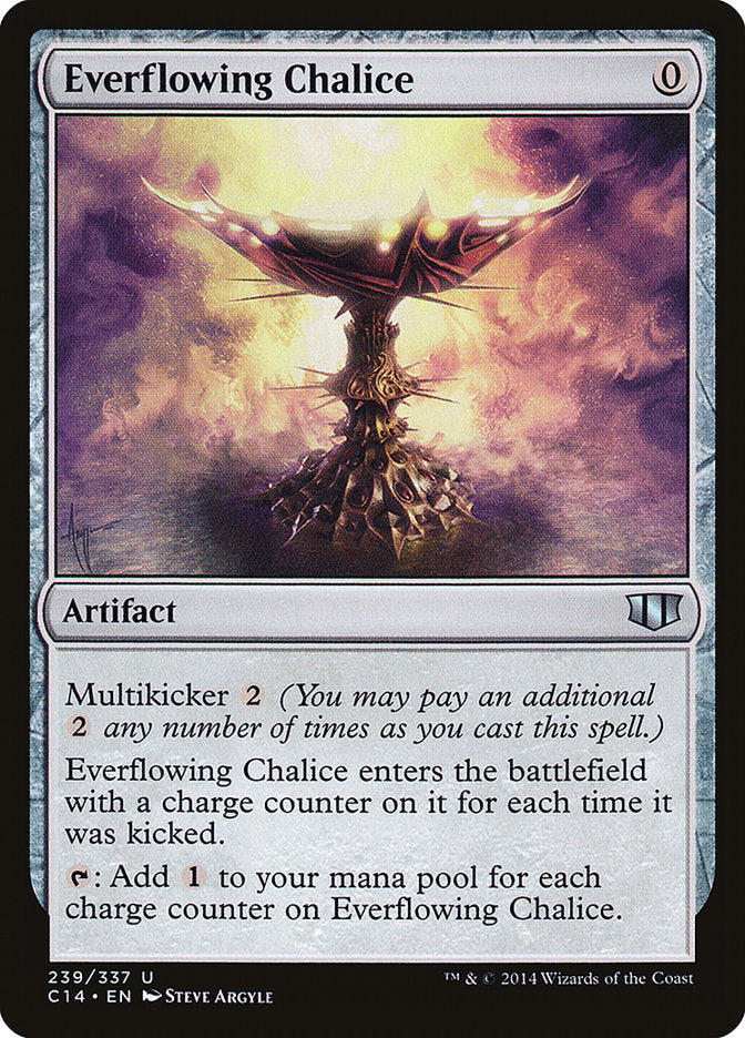 Cálice do Fluxo Perene / Everflowing Chalice - Magic: The Gathering - MoxLand