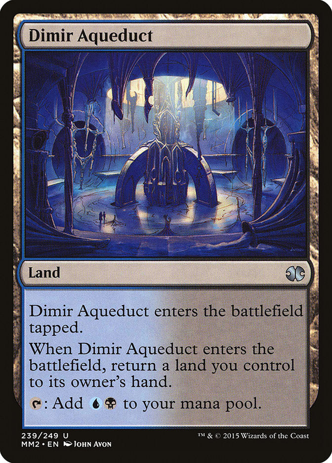 Aqueduto Dimir / Dimir Aqueduct - Magic: The Gathering - MoxLand