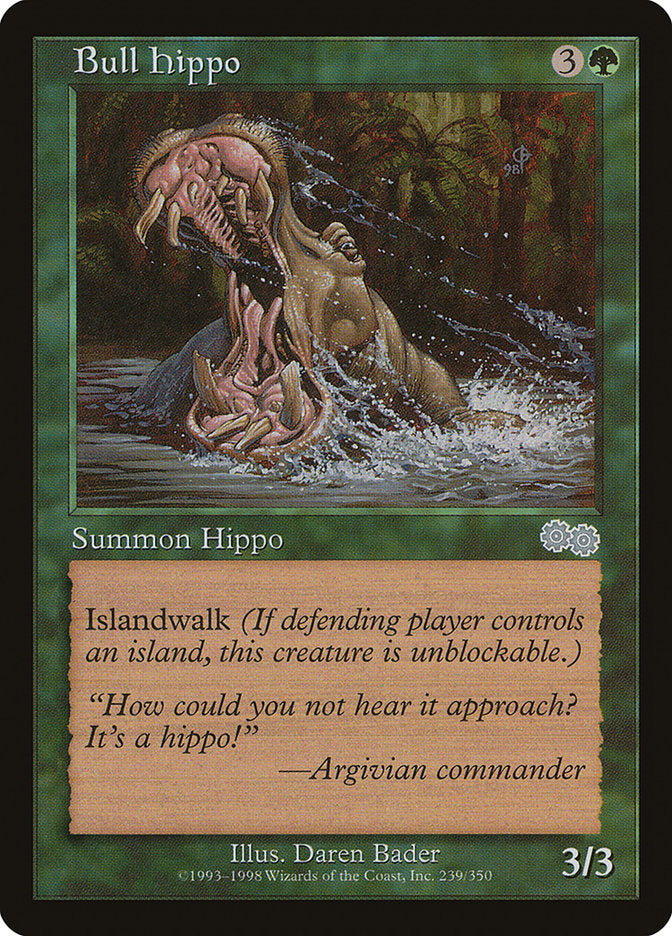 Hipopótamo Macho / Bull Hippo - Magic: The Gathering - MoxLand