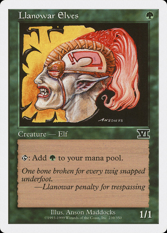 Elfos de Llanowar / Llanowar Elves - Magic: The Gathering - MoxLand