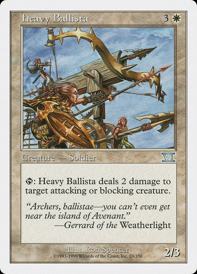 Balista Pesada / Heavy Ballista - Magic: The Gathering - MoxLand