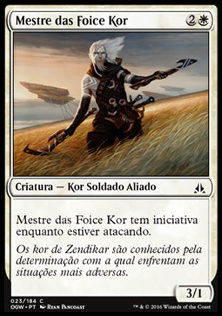 Mestre das Foice Kor / Kor Scythemaster - Magic: The Gathering - MoxLand