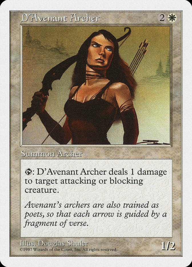 Arqueiro DíAvenant / D'Avenant Archer - Magic: The Gathering - MoxLand