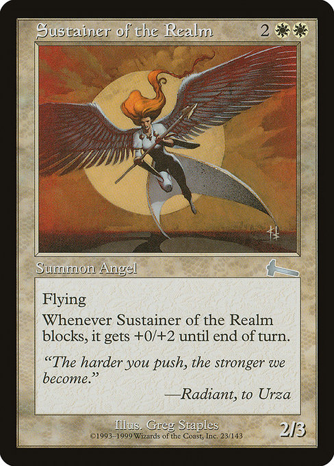 Provedor do Reino / Sustainer of the Realm - Magic: The Gathering - MoxLand