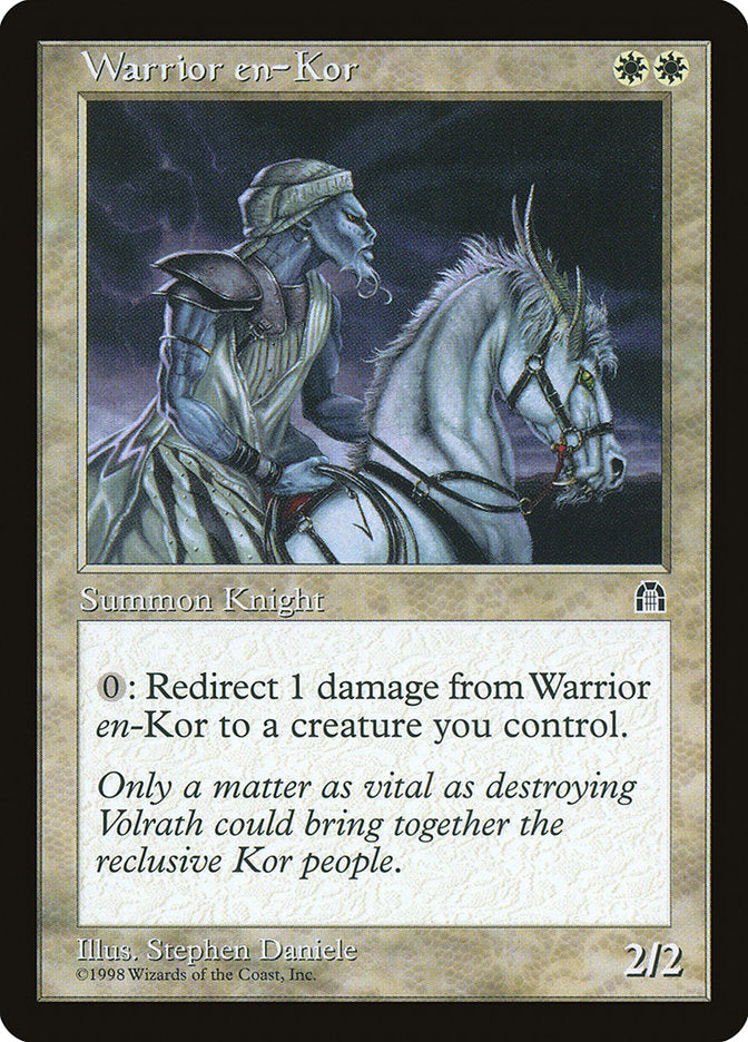 Guerreiro en-Kor / Warrior en-Kor - Magic: The Gathering - MoxLand