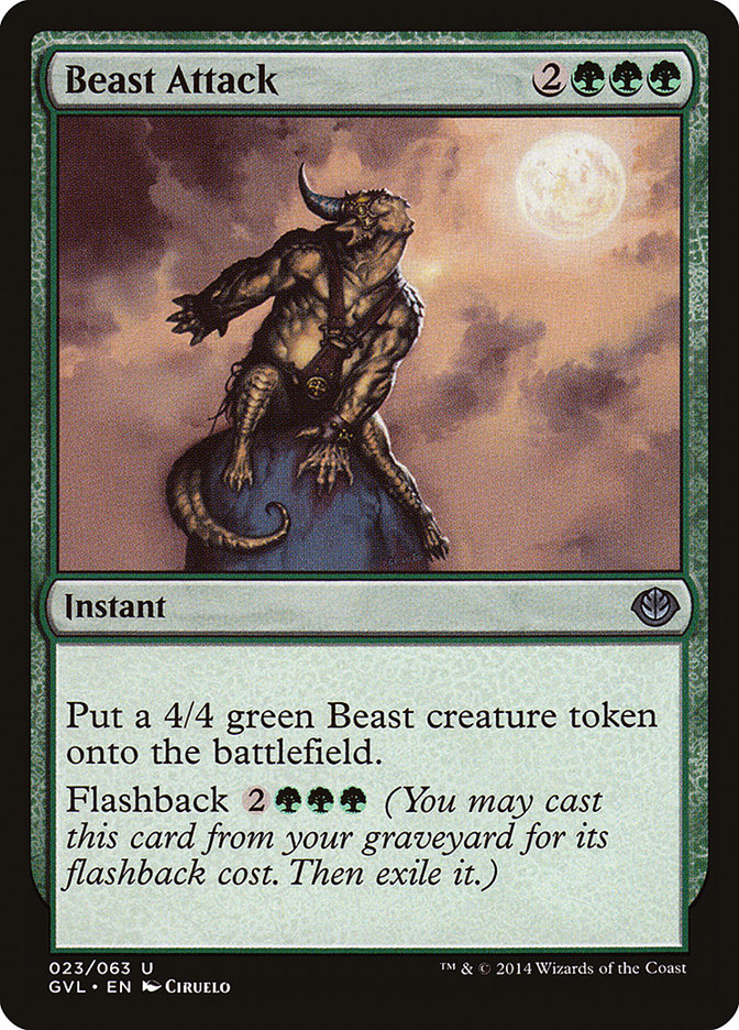 Ataque das Bestas / Beast Attack - Magic: The Gathering - MoxLand