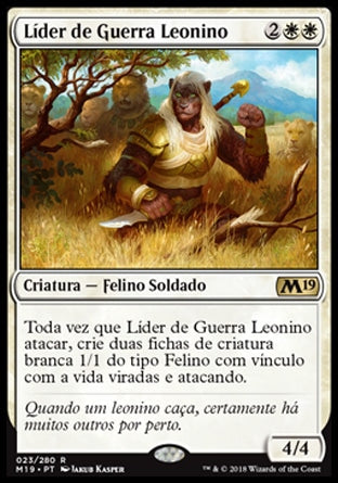 Líder de Guerra Leonino / Leonin Warleader - Magic: The Gathering - MoxLand