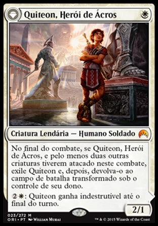 Quiteon, Herói de Ácros / Kytheon, Hero of Akros - Magic: The Gathering - MoxLand