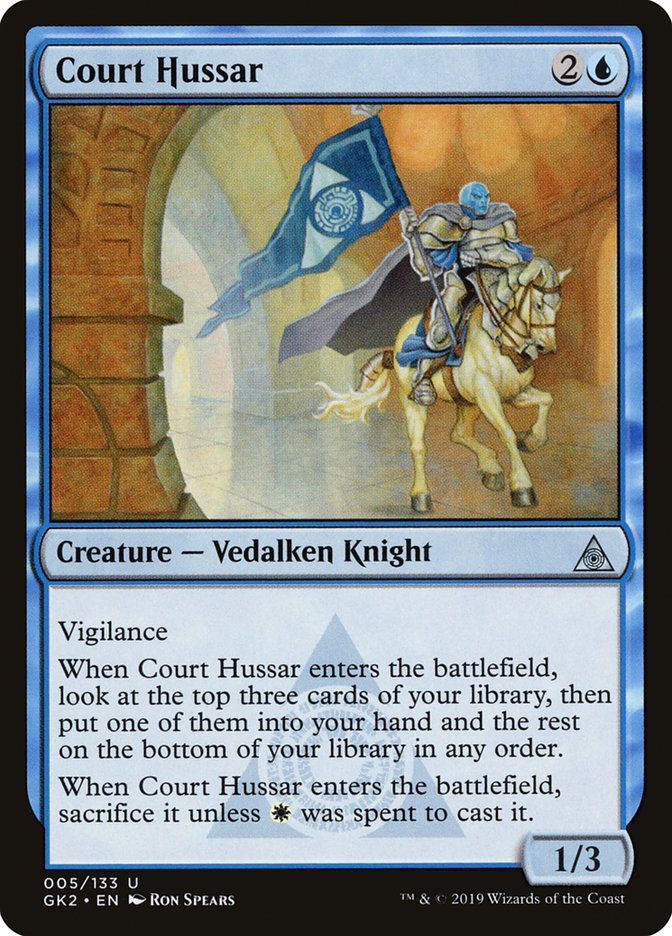 Hussardo Real / Court Hussar - Magic: The Gathering - MoxLand