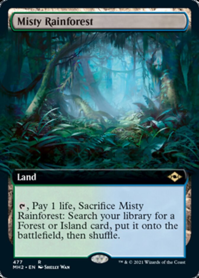 Floresta Tropical Nebulosa / Misty Rainforest - Magic: The Gathering - MoxLand