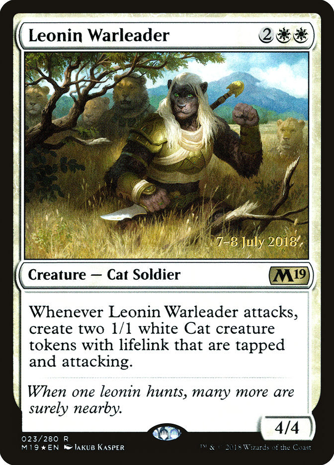 Líder de Guerra Leonino / Leonin Warleader - Magic: The Gathering - MoxLand